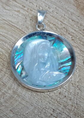 Radiant Mother-of-Pearl Pendant