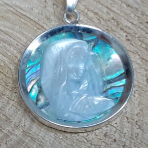Radiant Mother-of-Pearl Pendant